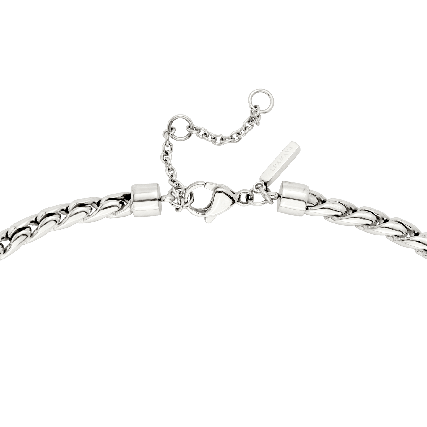 Spiral Links Collana Argento
