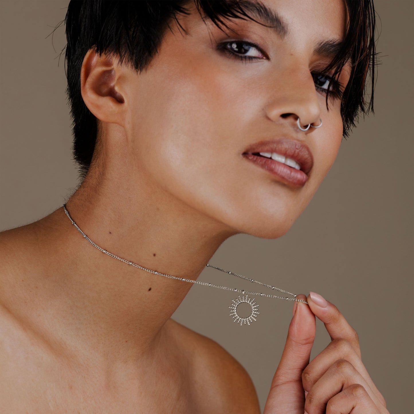 Sunny Beads Collana Argento