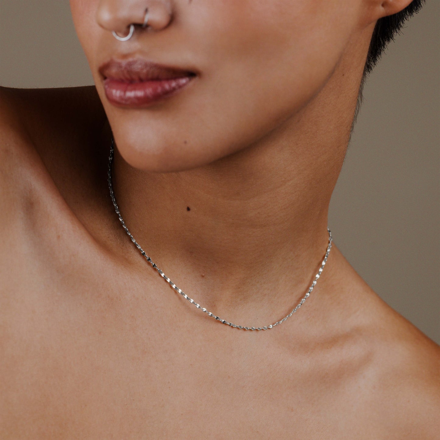 Tinsel Chain Collana Argento