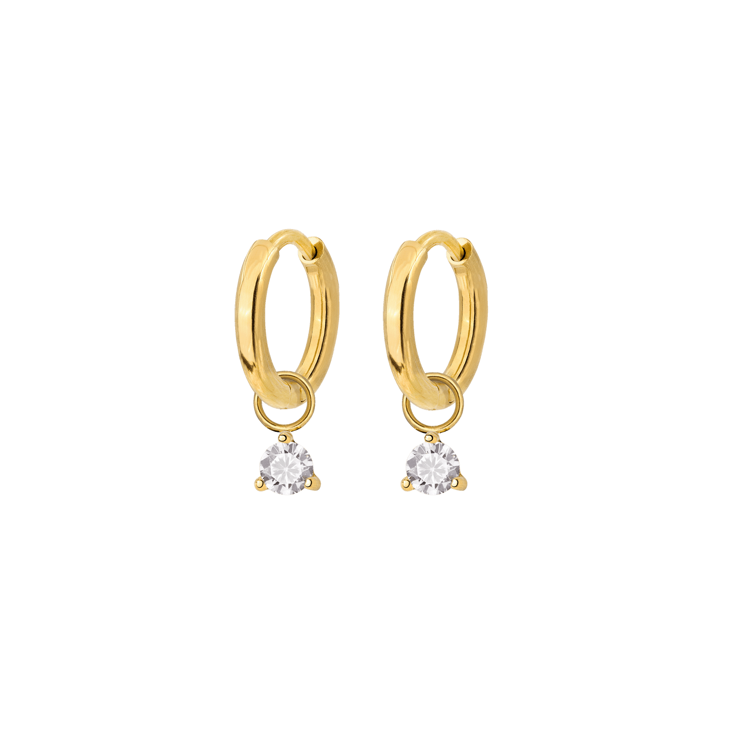 Blanco Lumbre Hoop Set Baby Oro