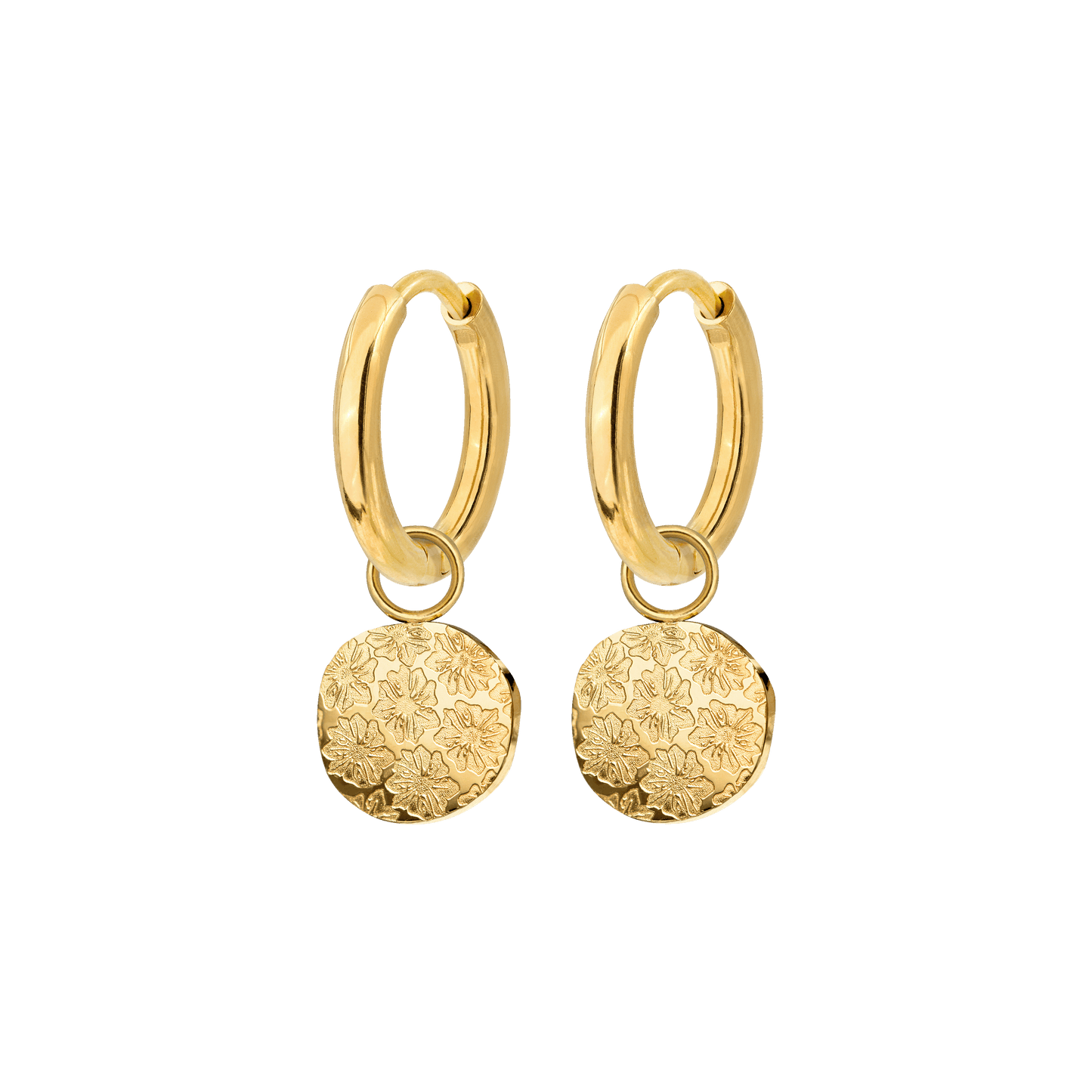 Everbloom Hoop Set Small Oro