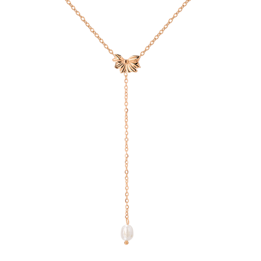 Petal Pearl Collana Y Oro Rosa