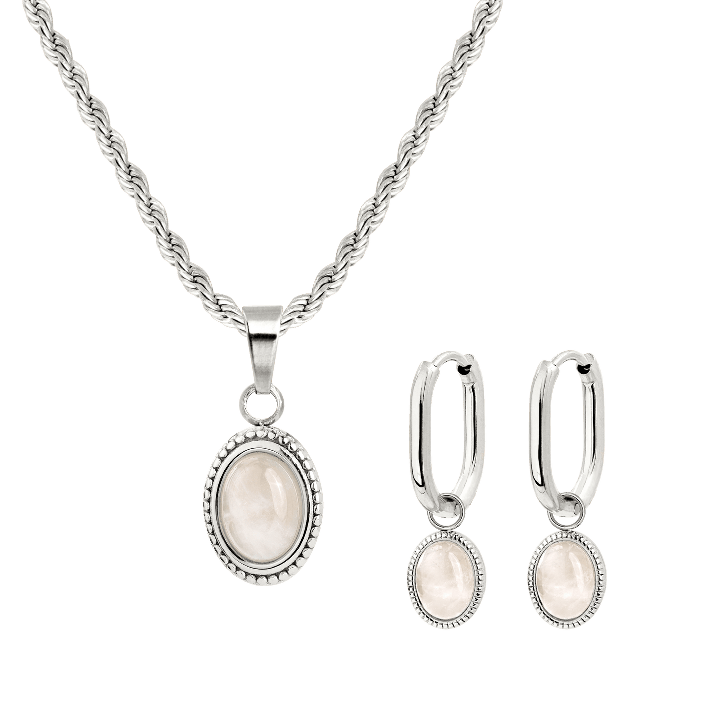 Blush Quartz Bundle Argento