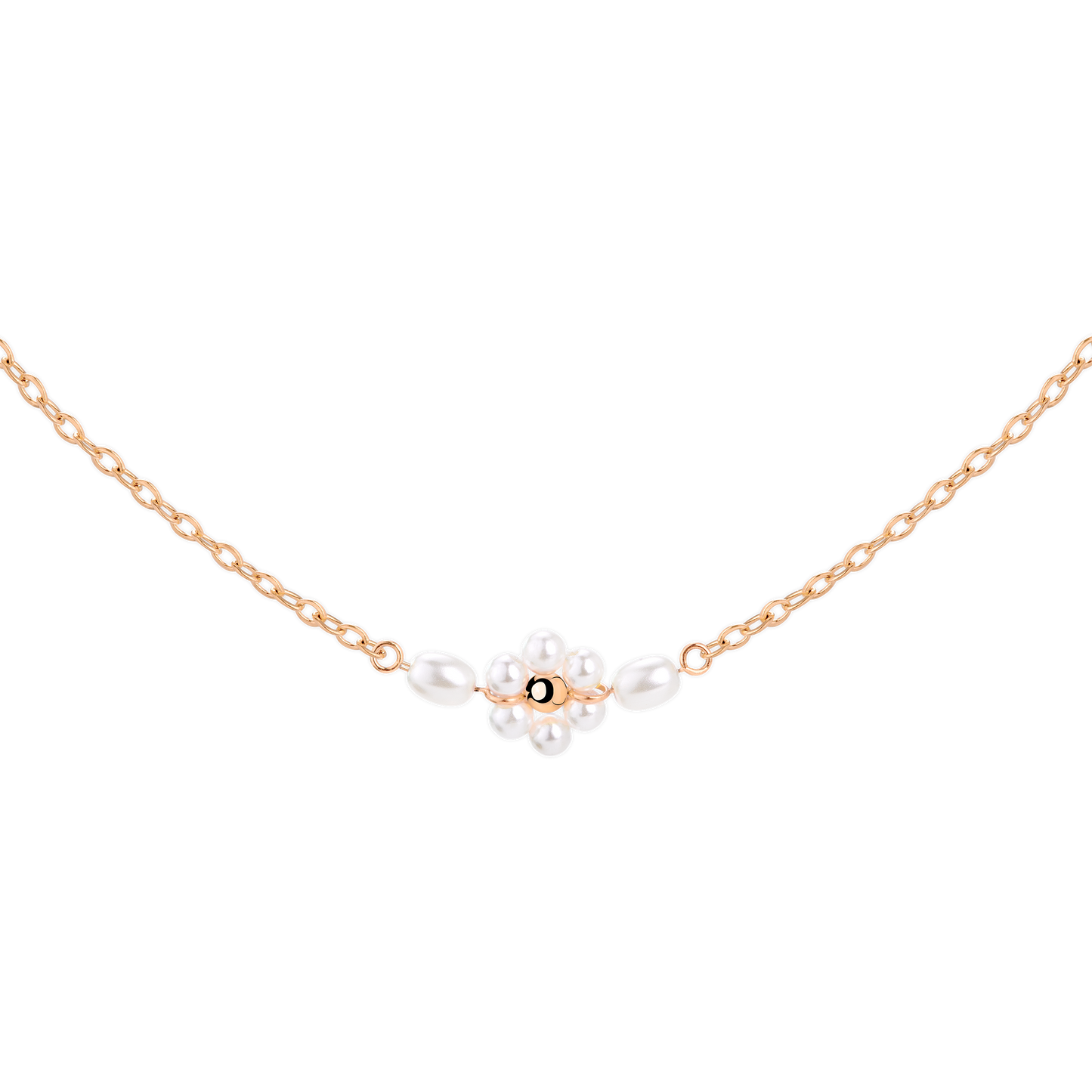 Daisy Choker Oro Rosa