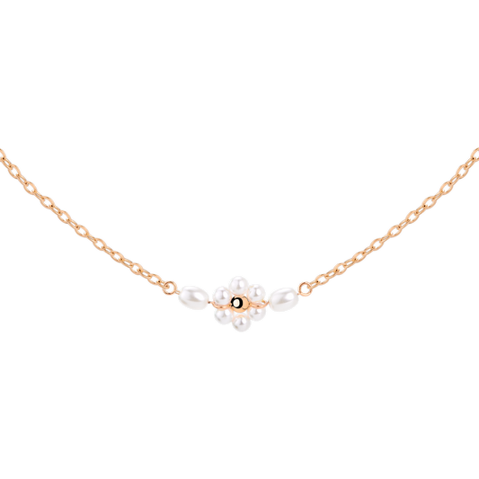 Daisy Choker Oro Rosa