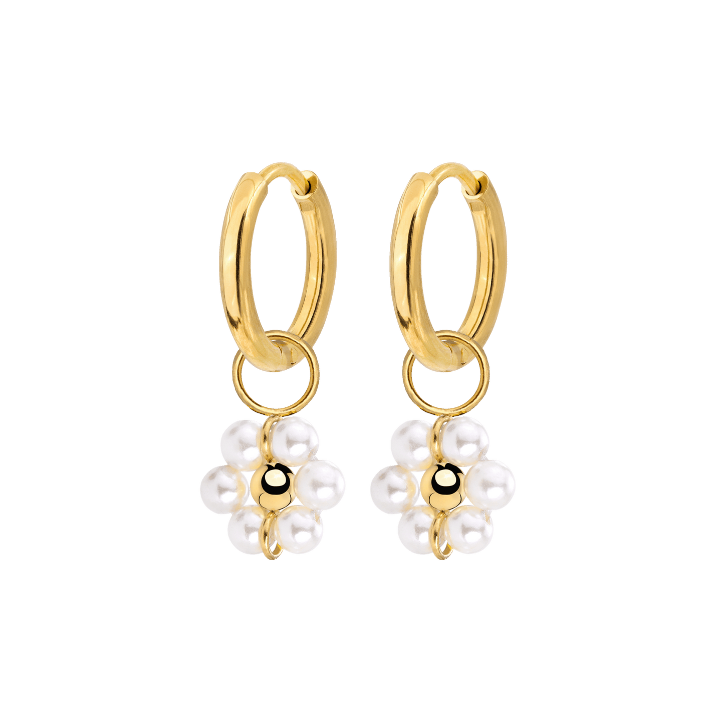Daisy Hoop Set Small Oro