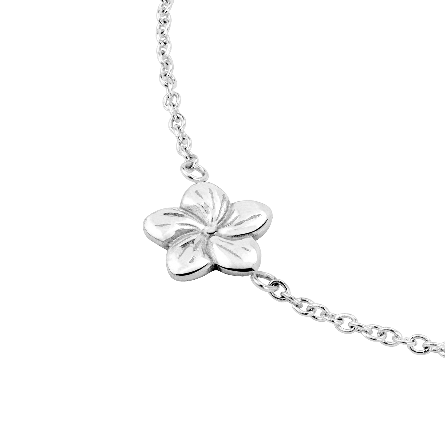 Floral Glow Choker Argento