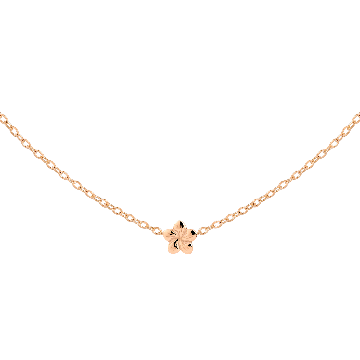 Floral Glow Choker Oro Rosa