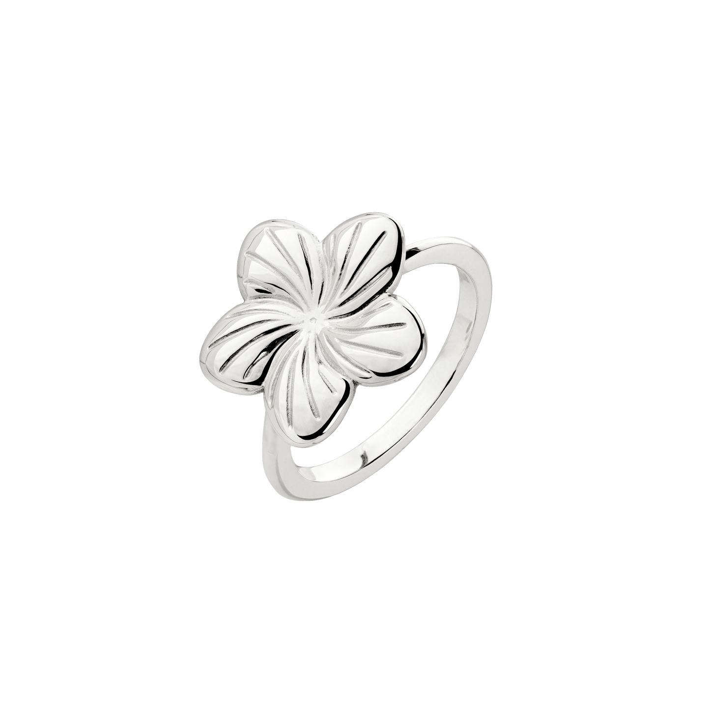 Floral Glow Anello Argento