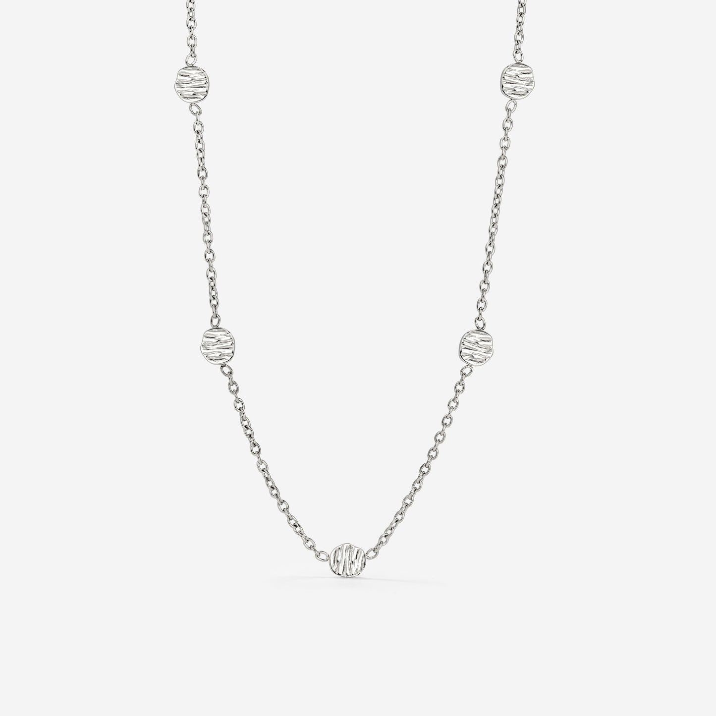 Boho Coin Collana Argento