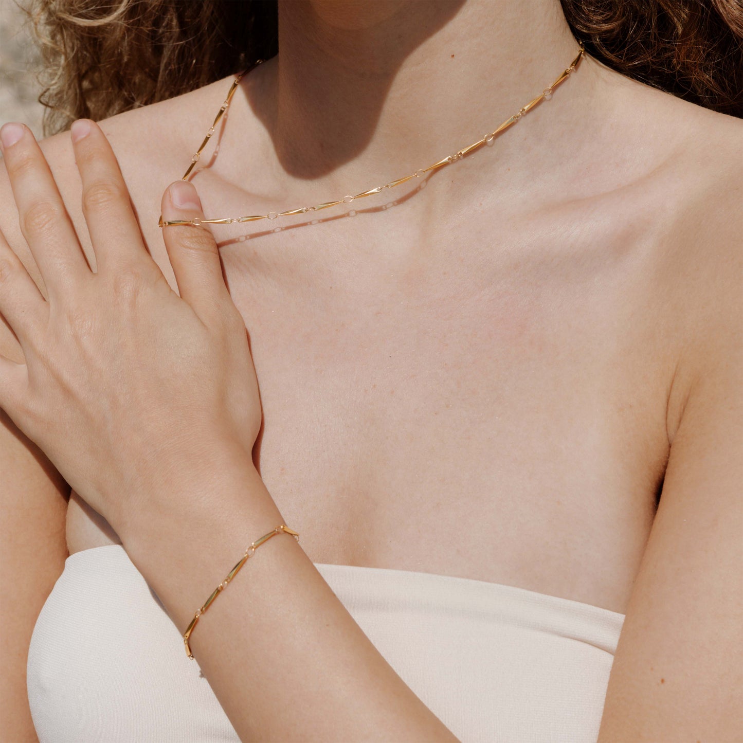 Curved Links Bundle Oro