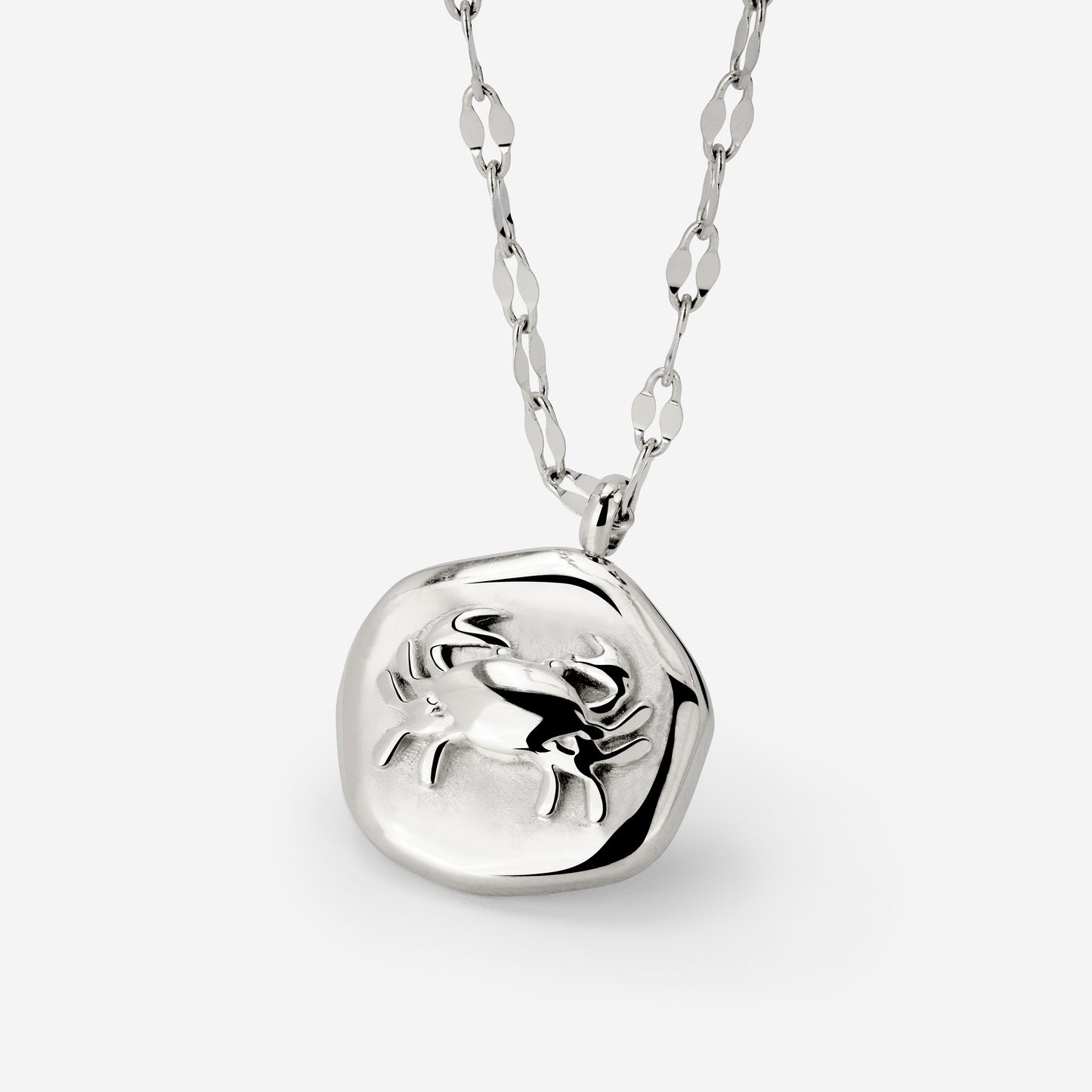 Crab Chaser Collana Argento
