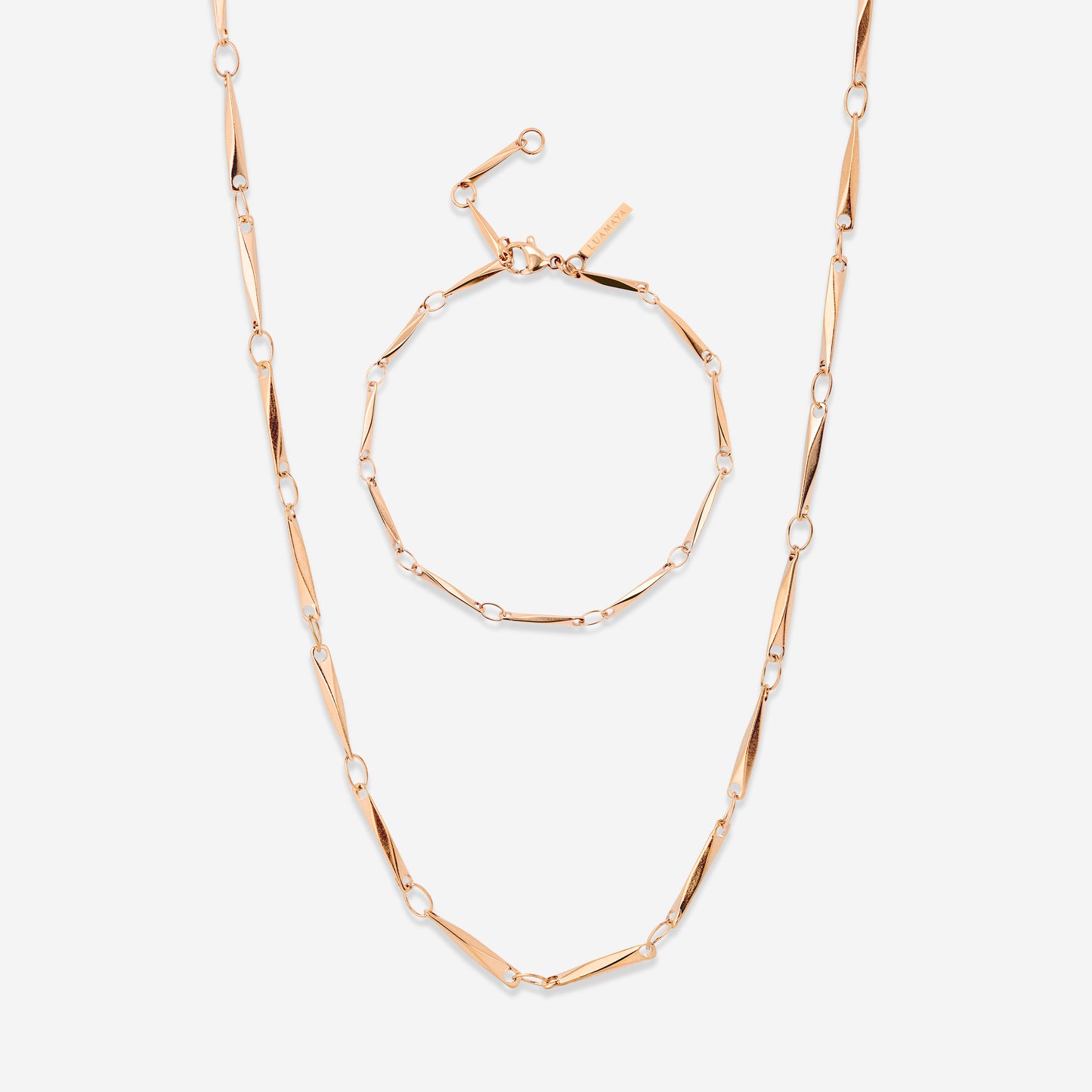 Curved Links Bundle Oro Rosa