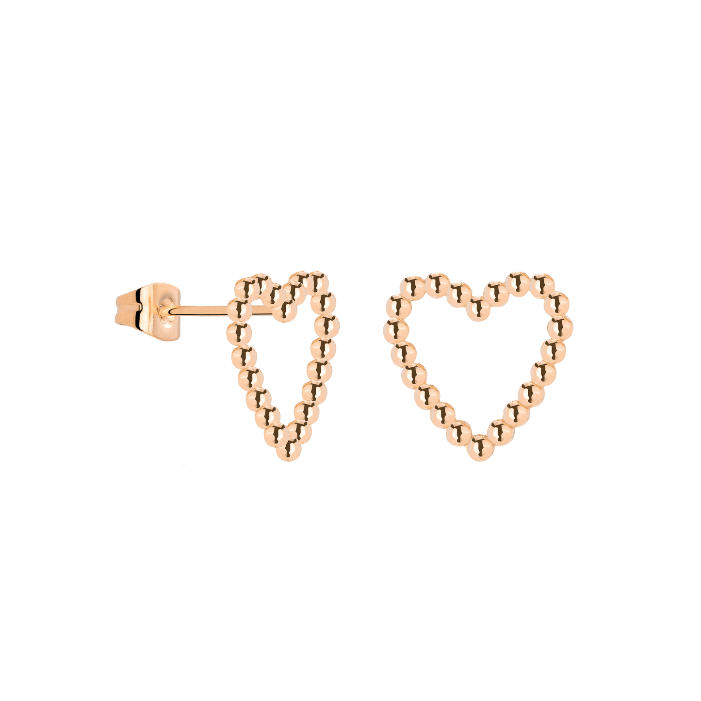 Heart of Gold Orecchini Oro Rosa