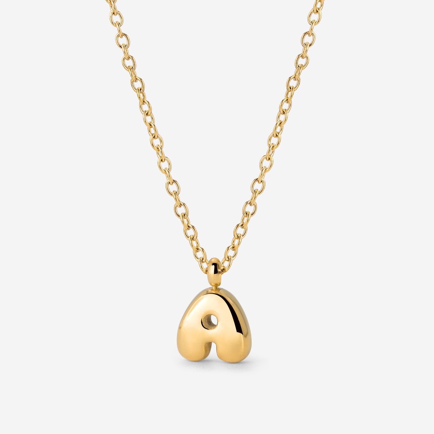 Bubble Letter Collana Oro