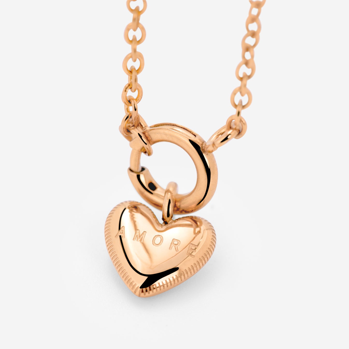 Amore Mio Classic Chain Collana Set Oro Rosa