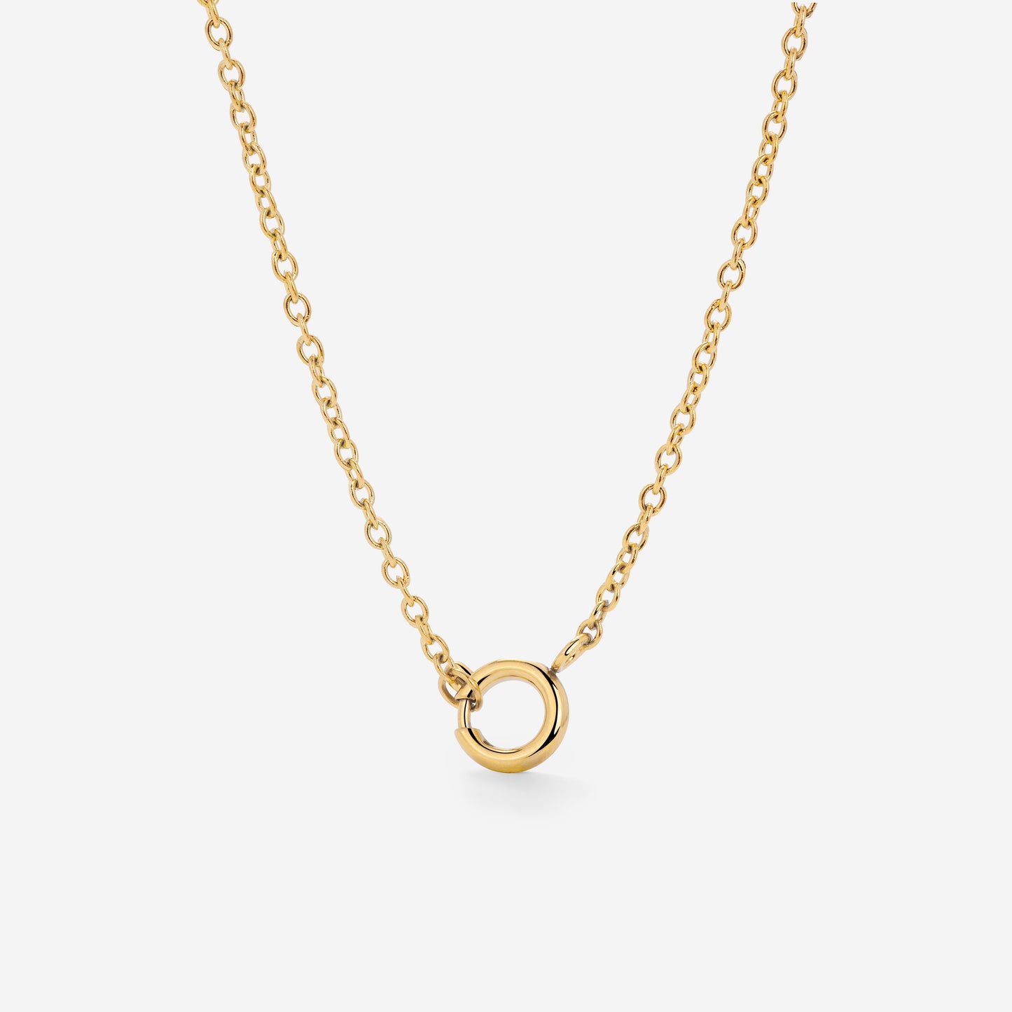 Classic Chain Charm Collana Oro