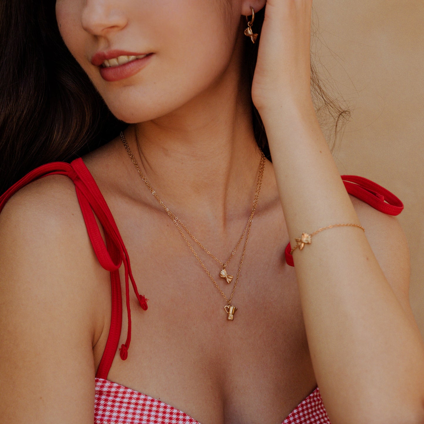 Coffee Lover Collana Oro Rosa
