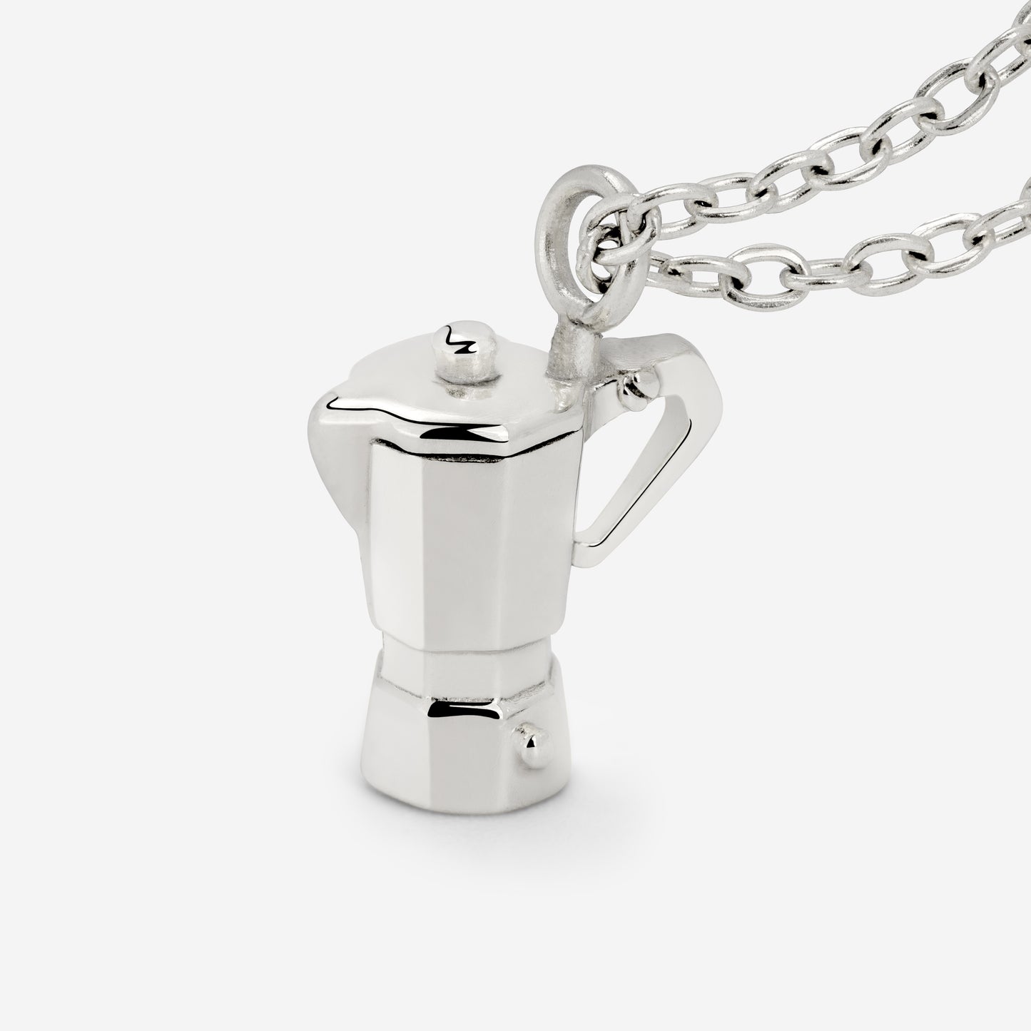 Coffee Lover Collana Argento