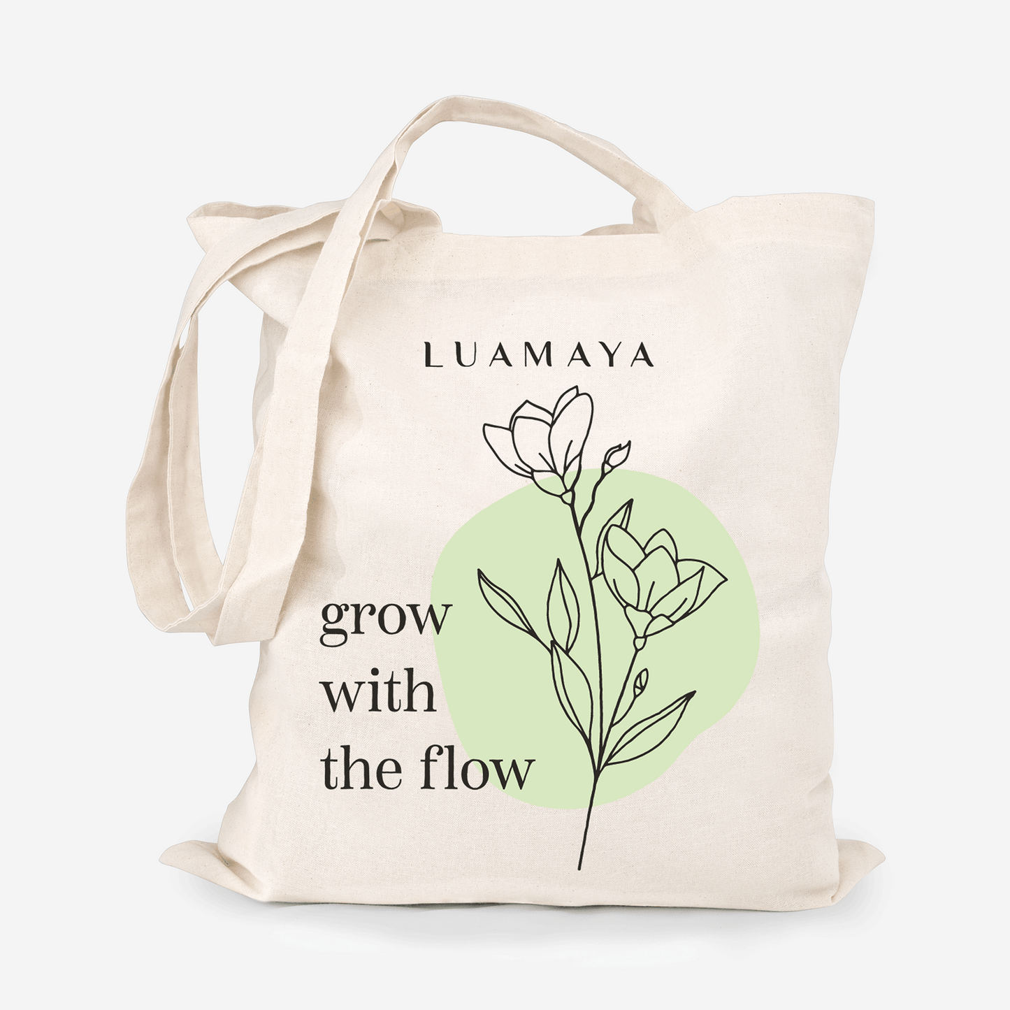 Borsa di iuta Grow with the flow