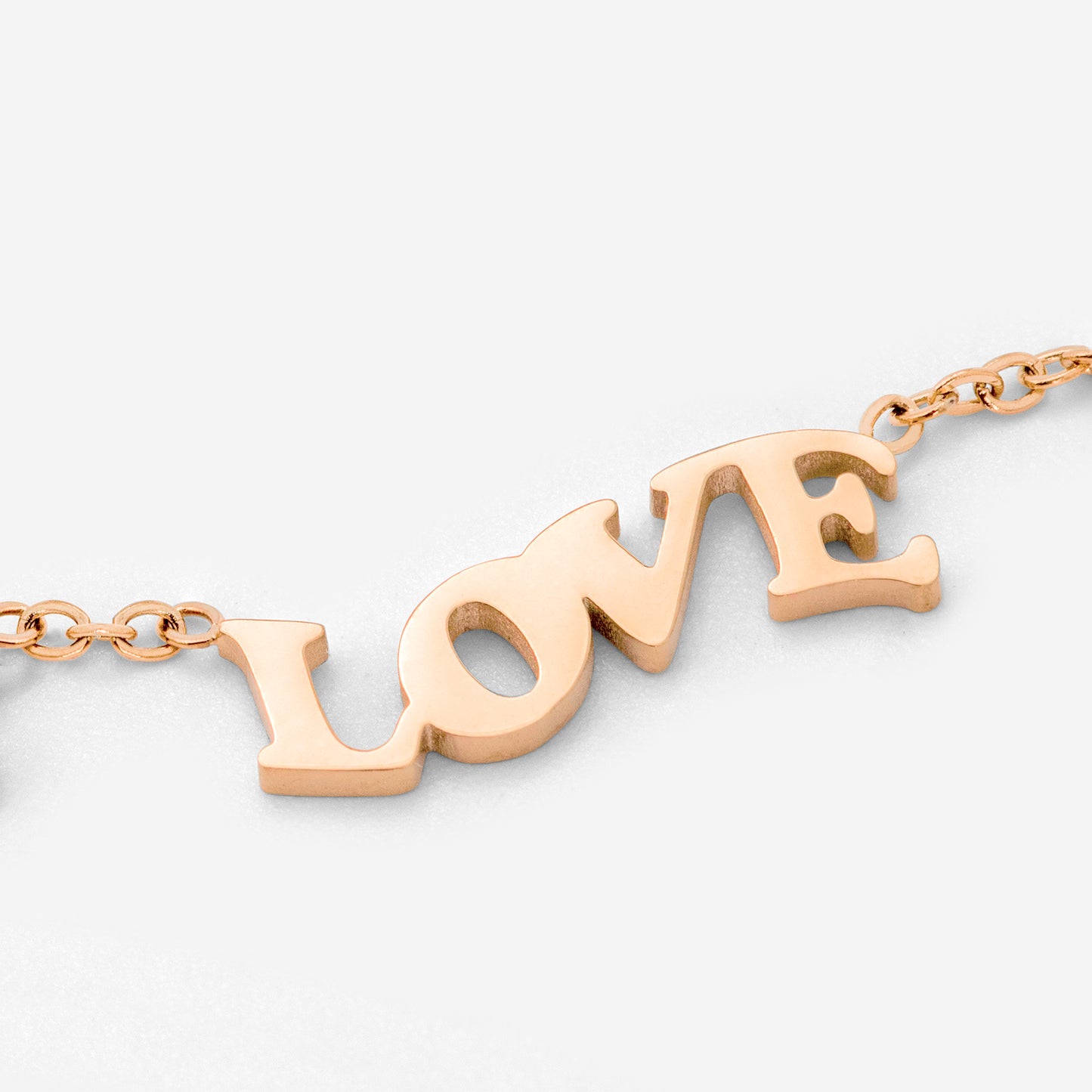 Love is Love Collana Oro Rosa