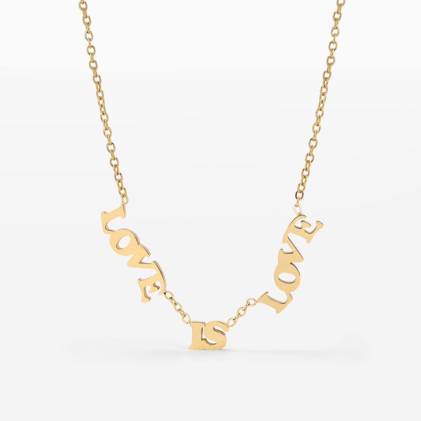 Love is Love Collana Oro