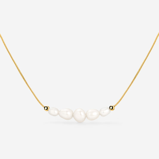 Pearlessence Choker Oro