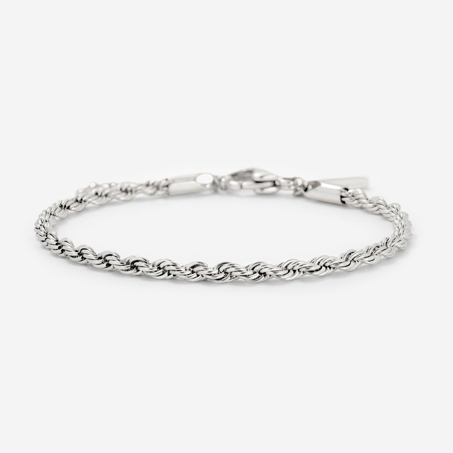 Rope Chain Bracciale Argento