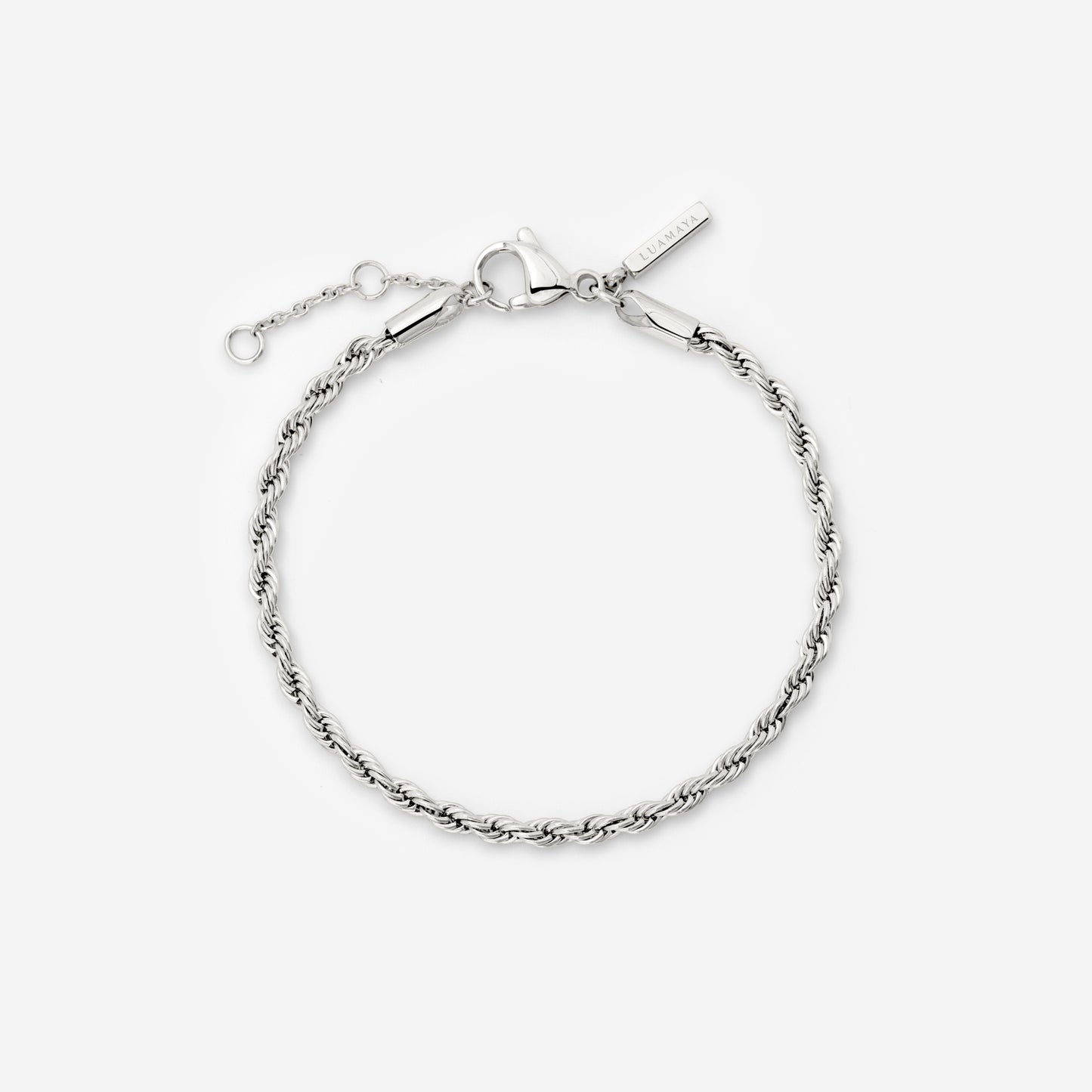 Rope Chain Bracciale Argento