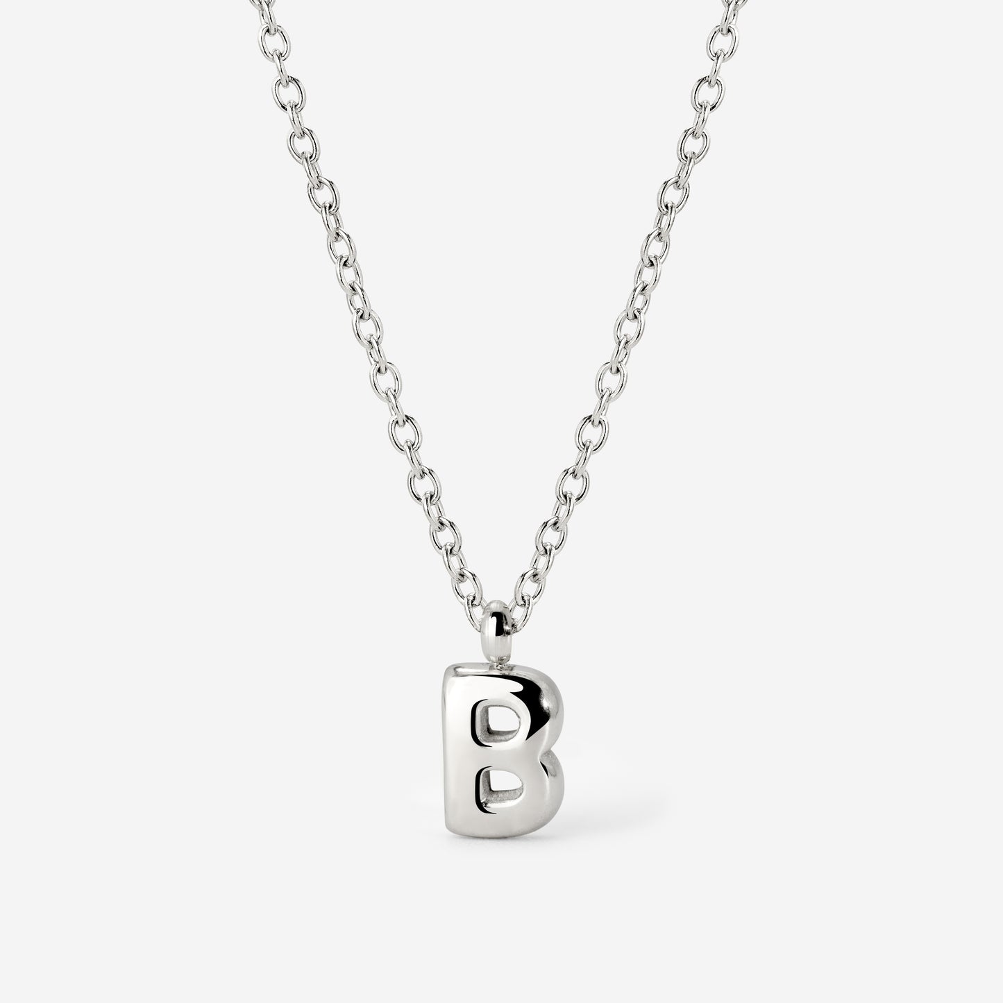 Bubble Letter Collana Argento