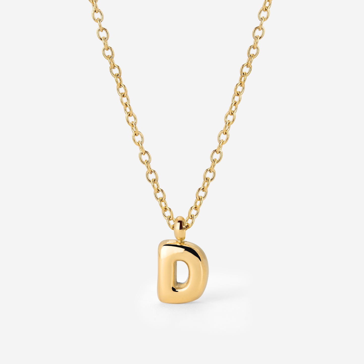 Bubble Letter Collana Oro