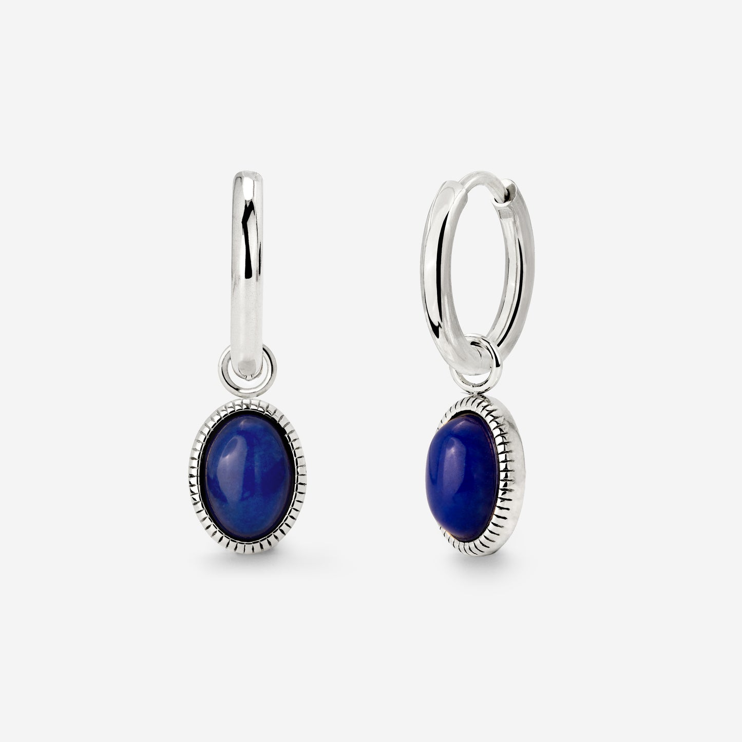 Deep Sea Hoop Set Small Argento