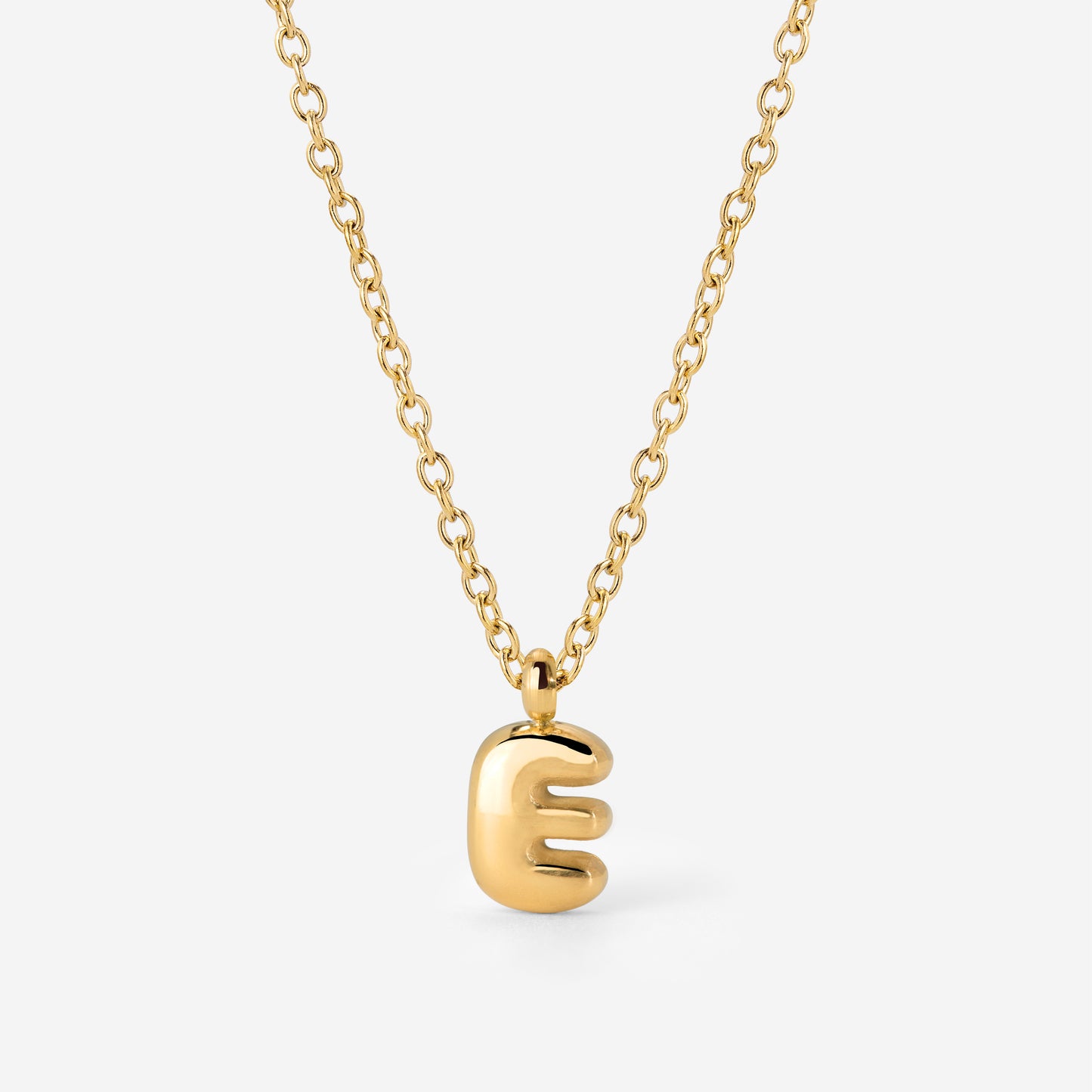 Bubble Letter Collana Oro