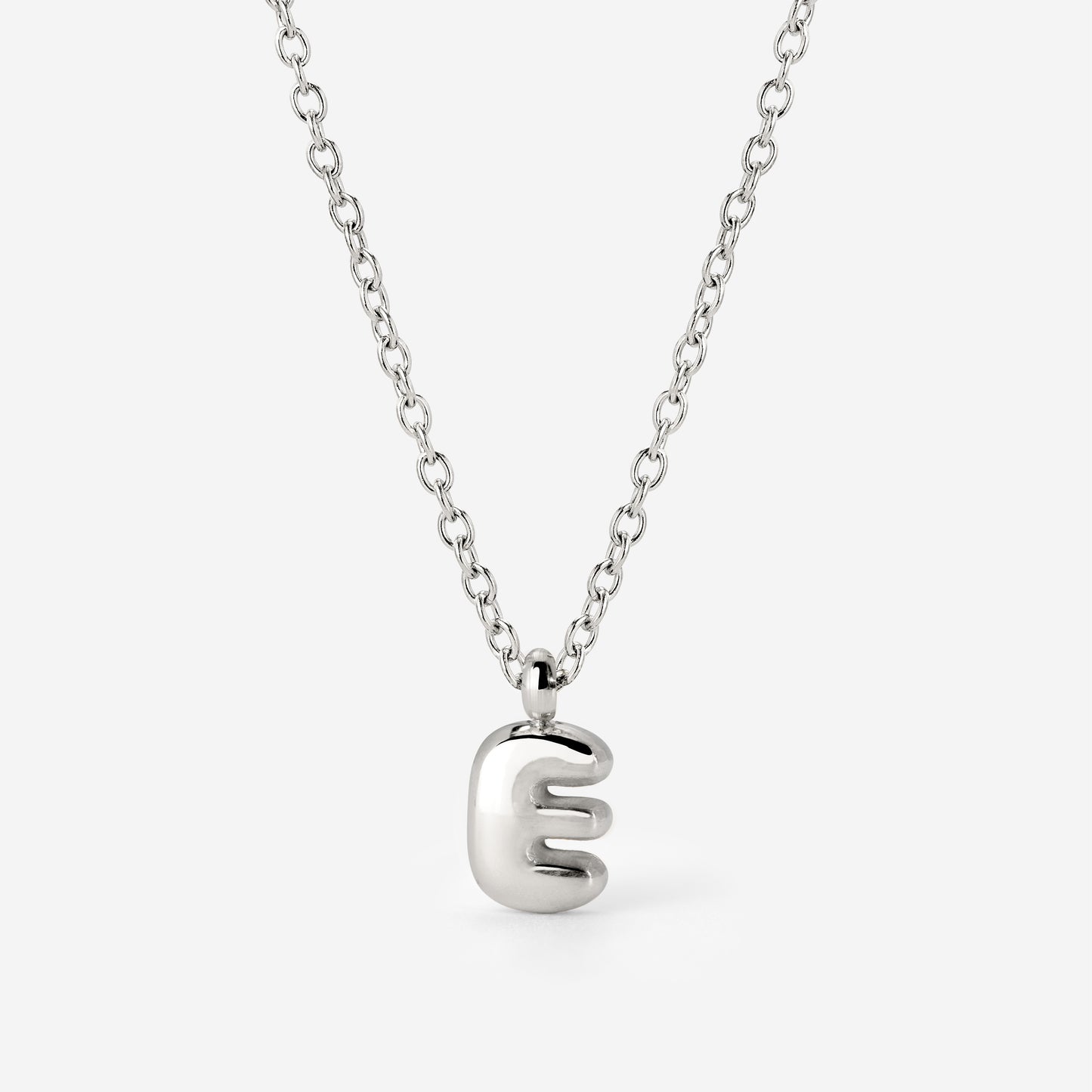 Bubble Letter Collana Argento