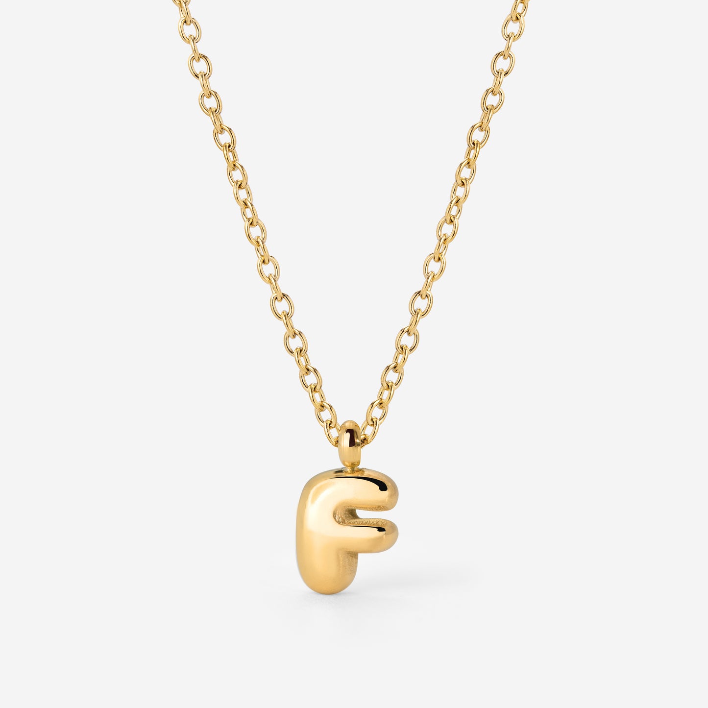 Bubble Letter Collana Oro