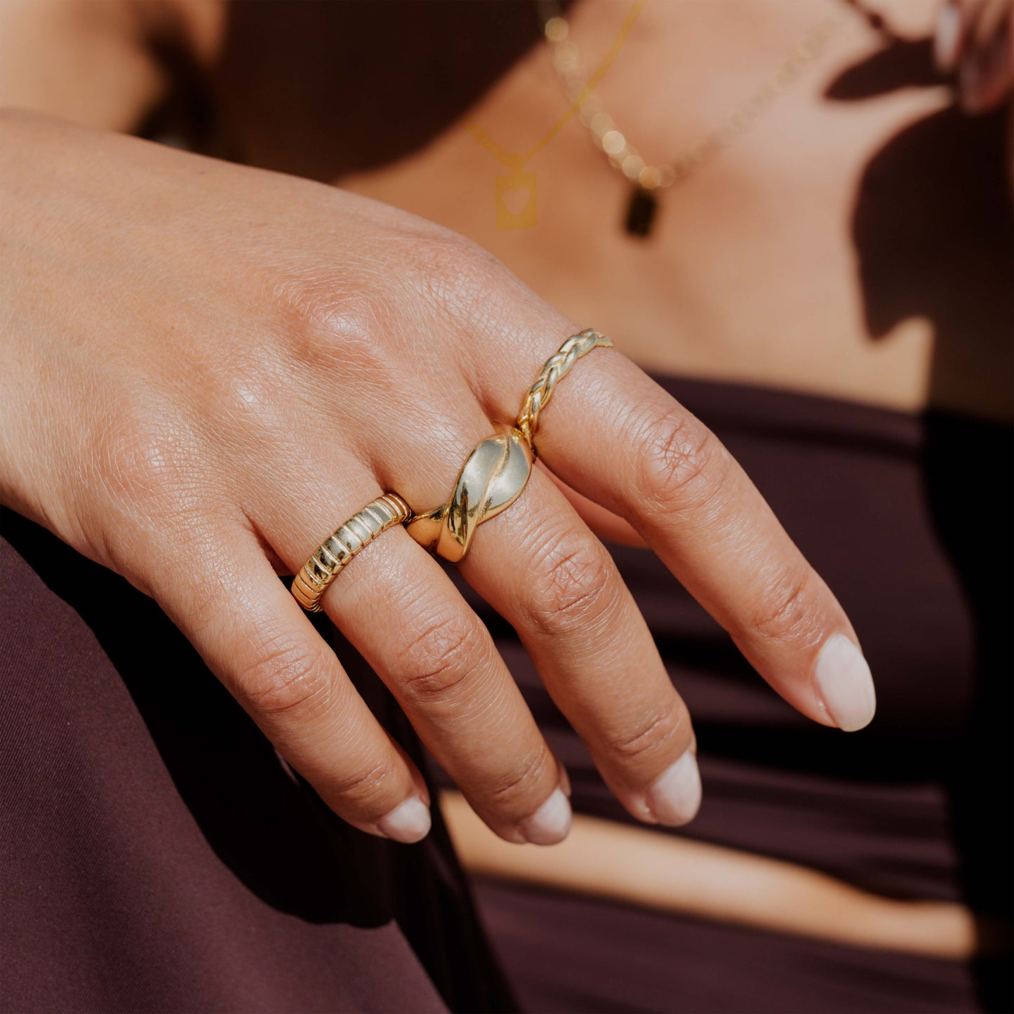 Braided Divine Anello Oro