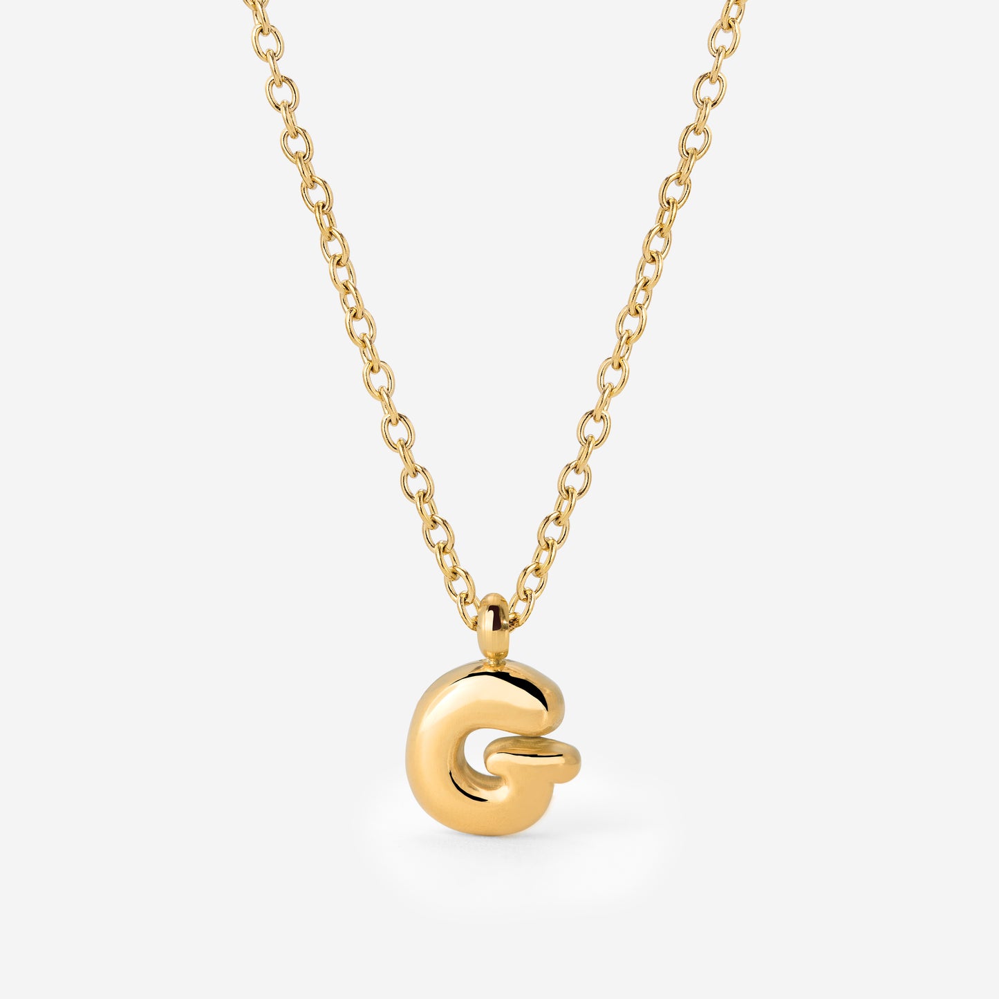 Bubble Letter Collana Oro
