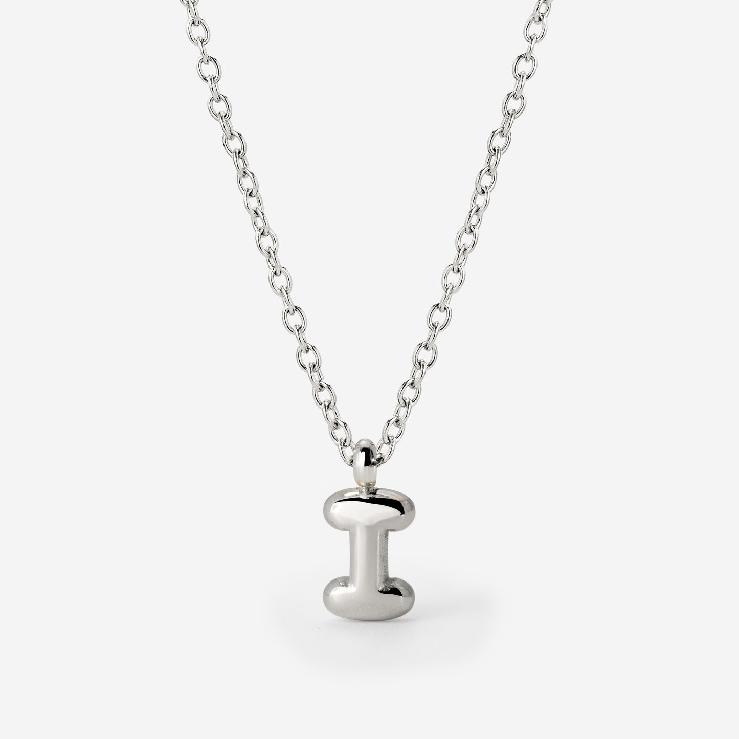 Bubble Letter Collana Argento