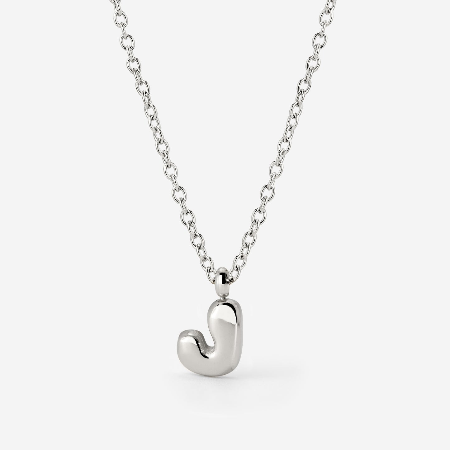 Bubble Letter Collana Argento
