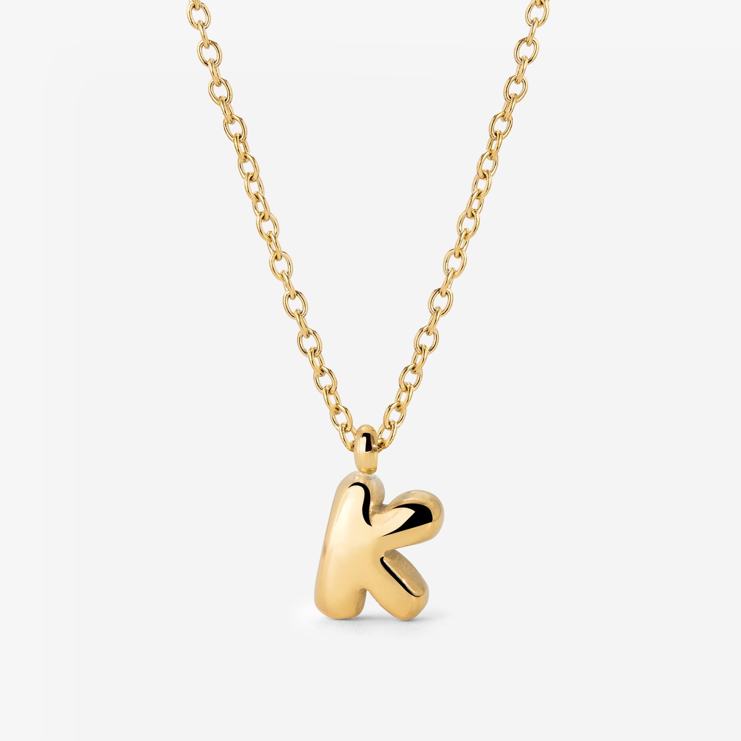 Bubble Letter Collana Oro
