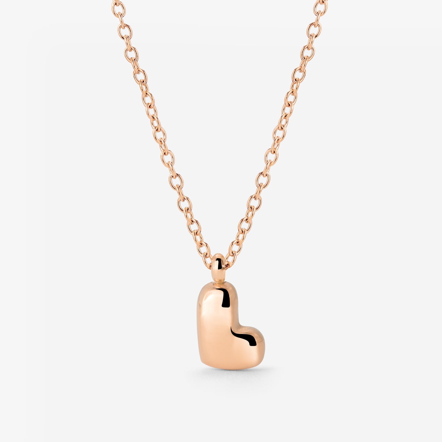 Bubble Letter Collana Oro Rosa