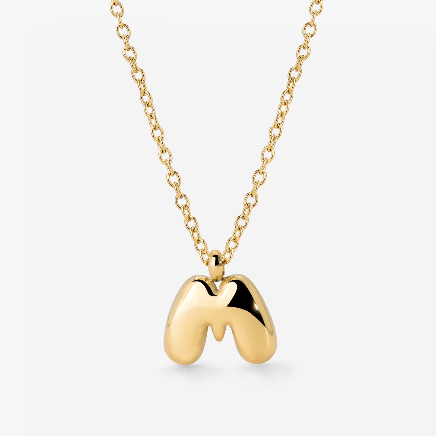 Bubble Letter Collana Oro