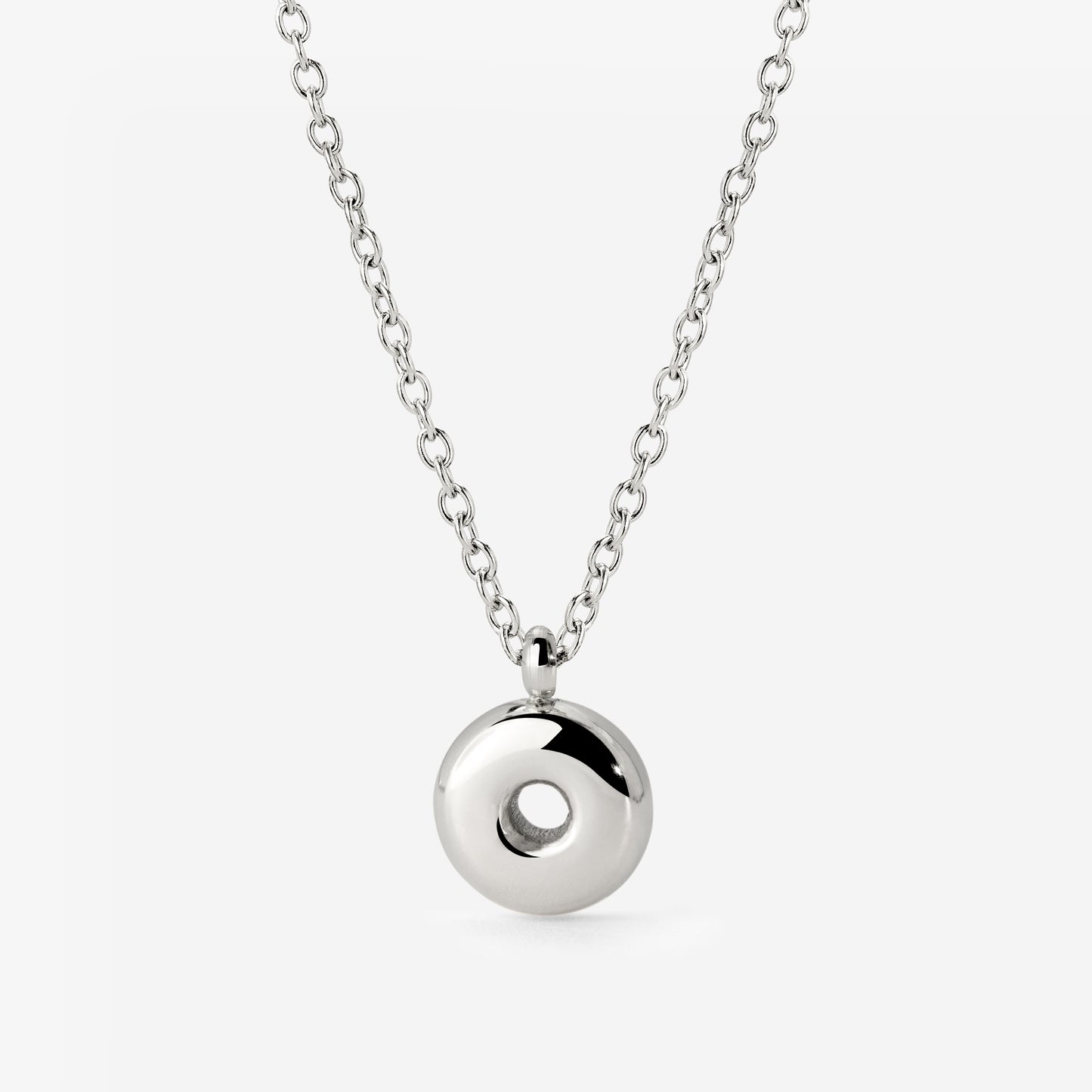 Bubble Letter Collana Argento