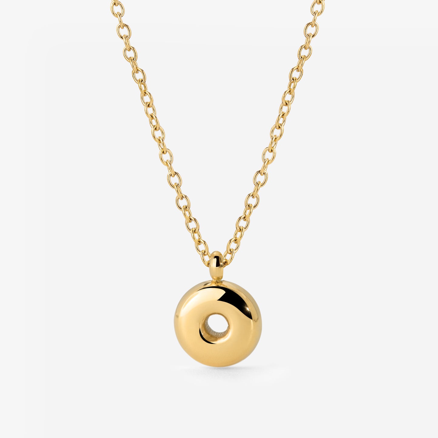 Bubble Letter Collana Oro