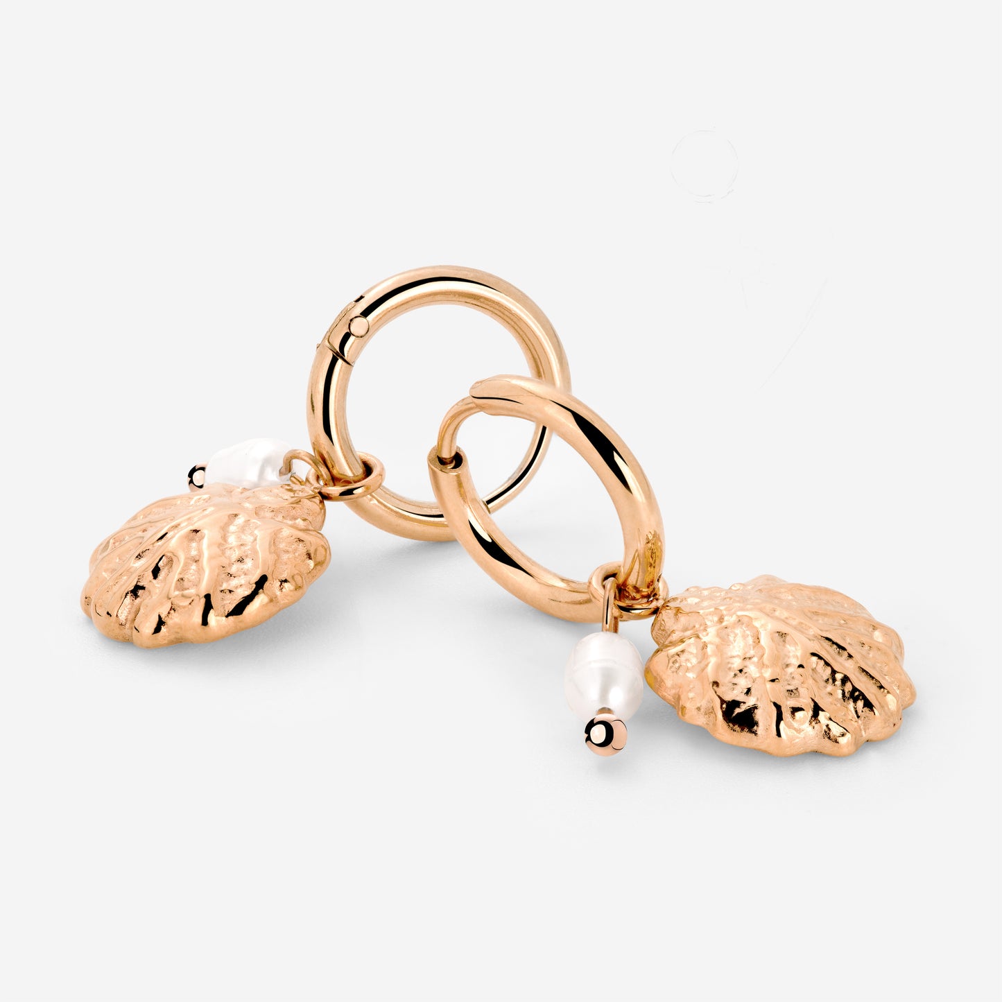 Ocean Lovers Hoop Set Small Oro Rosa