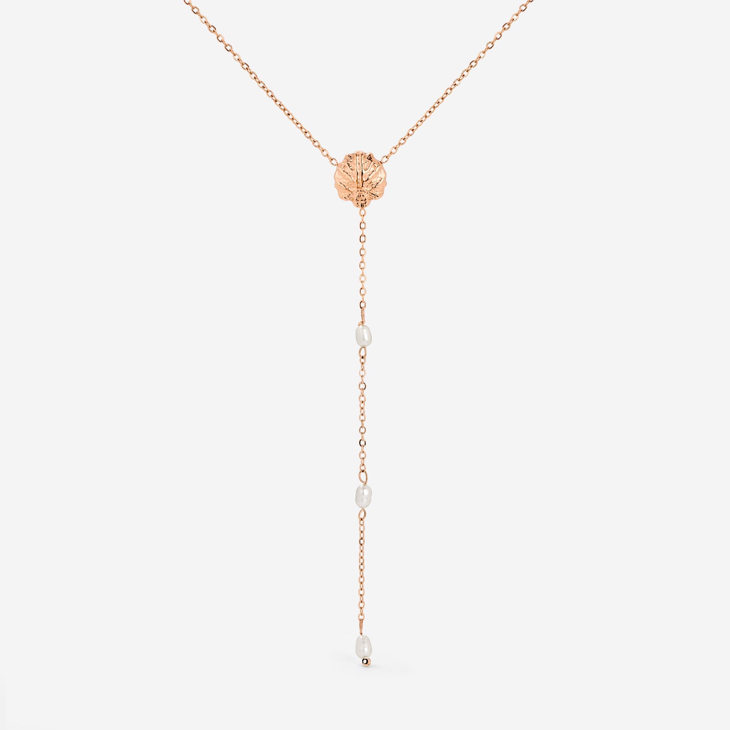 Ocean Lovers Y-Collana Oro Rosa