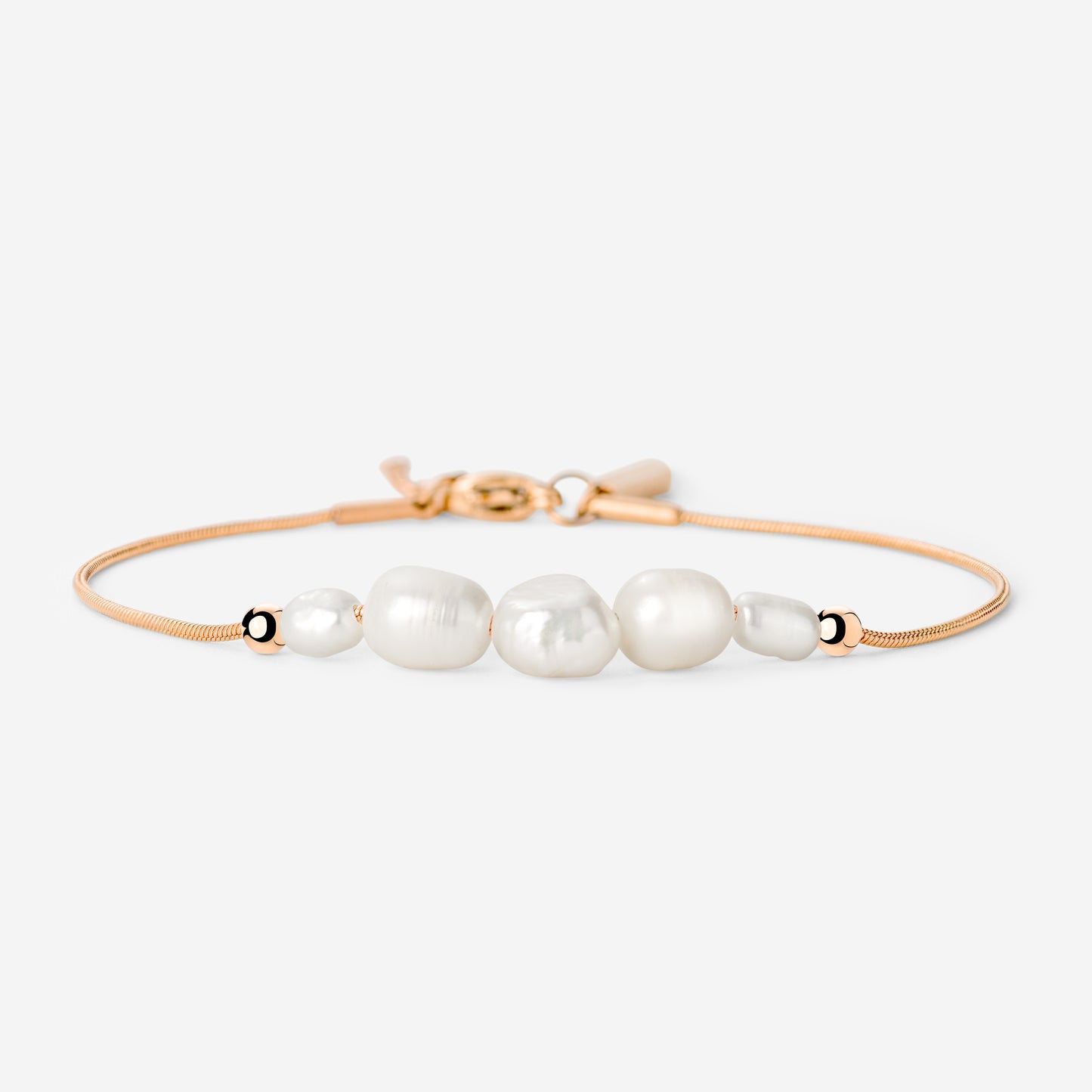 Pearlessence Bracciale Oro Rosa