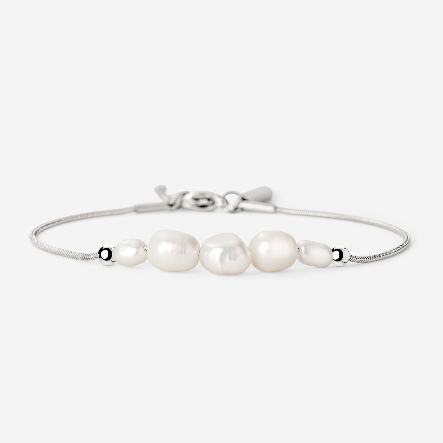 Pearlessence Bracciale Argento