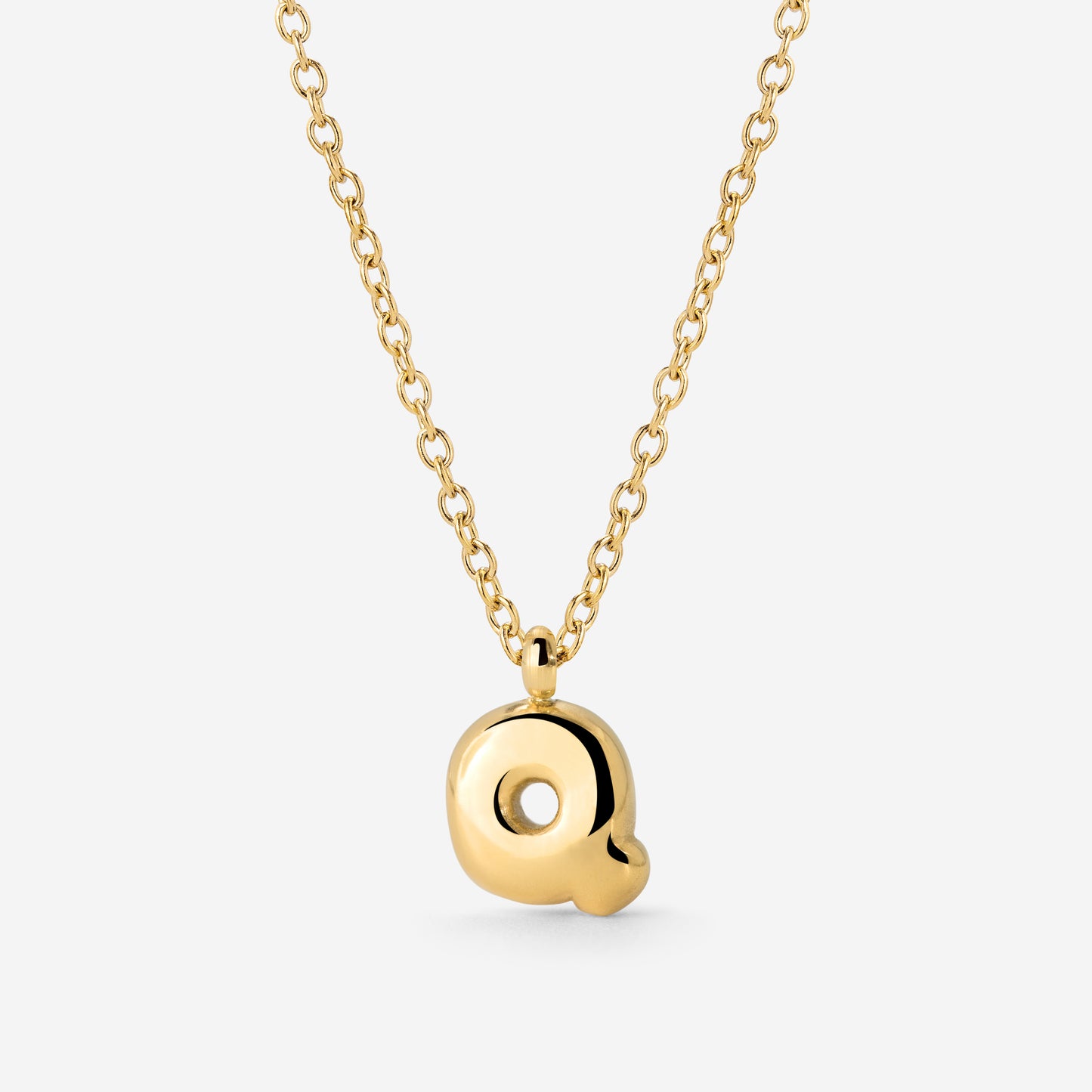 Bubble Letter Collana Oro