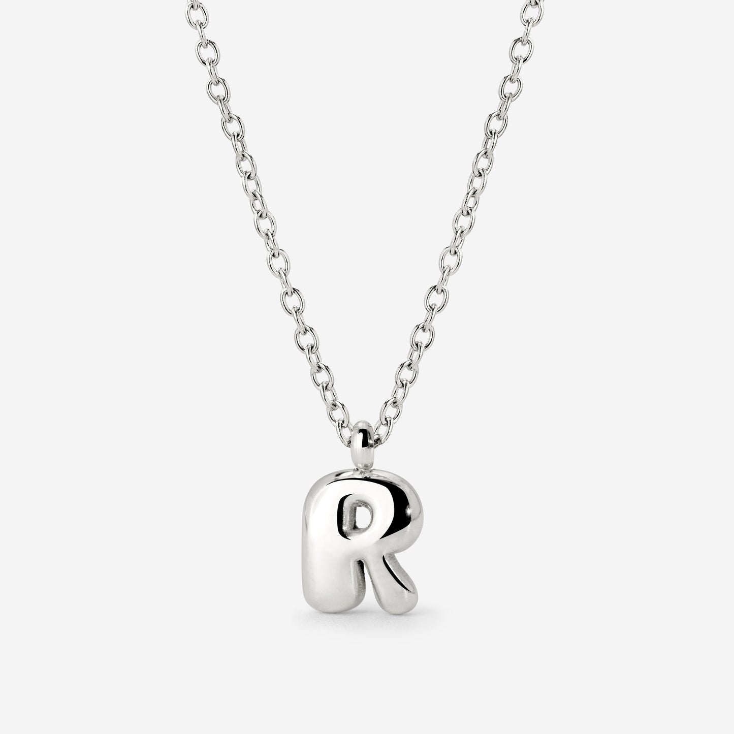 Bubble Letter Collana Argento